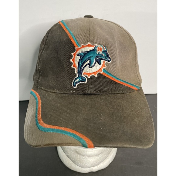 Annco Other - RARE Vintage Annco Miami‎ Dolphins NFL Adjustable Brown Hat Cap One Size #00476